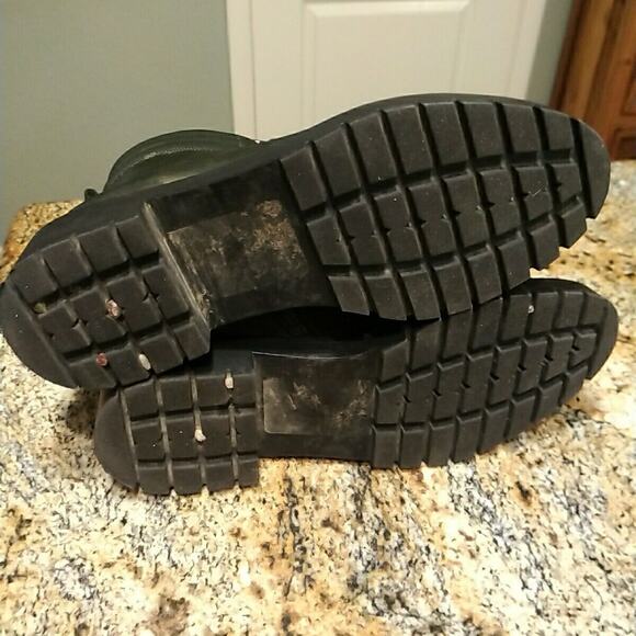 STEVE MADDEN GEIGER LACE UP COMBAT BOOTS SIZE 8.5 M Olive - Picture 9 of 13